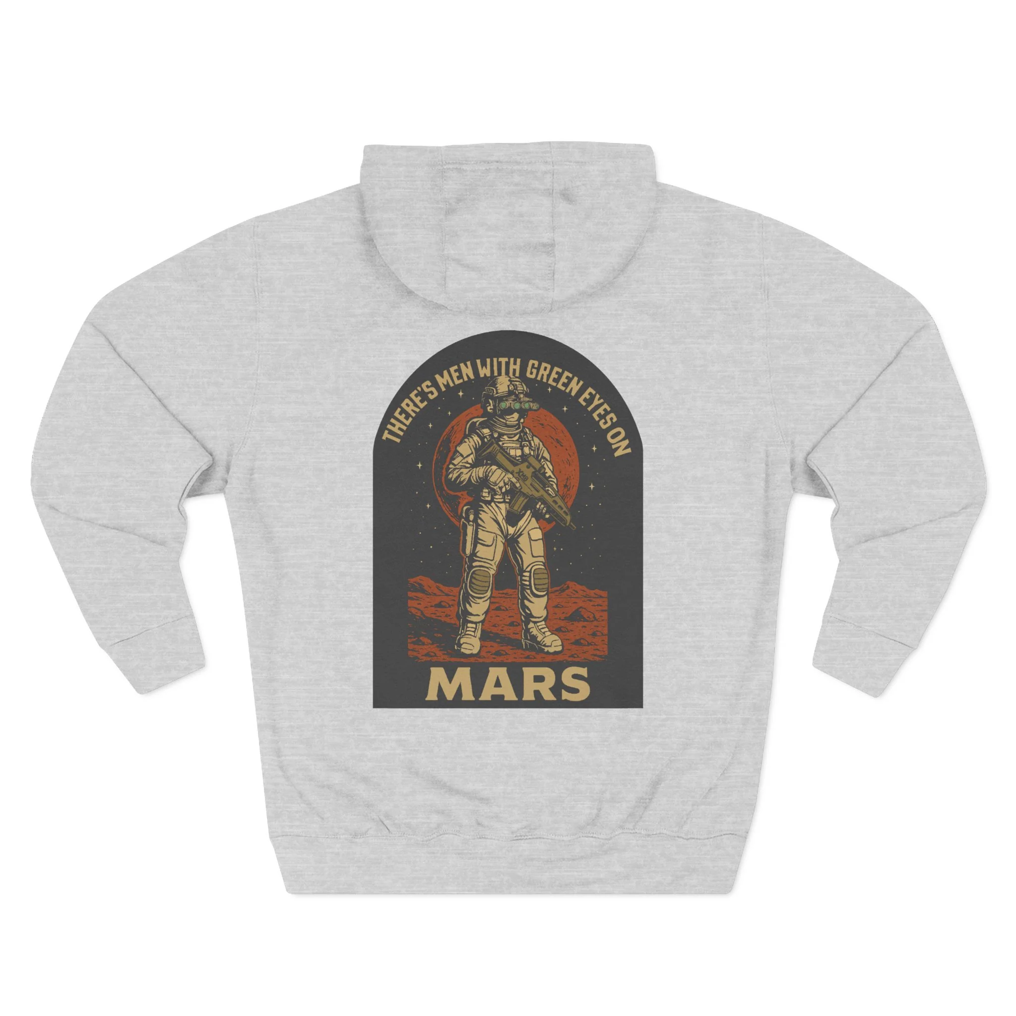 Men on Mars Hoodie Light - Image 4