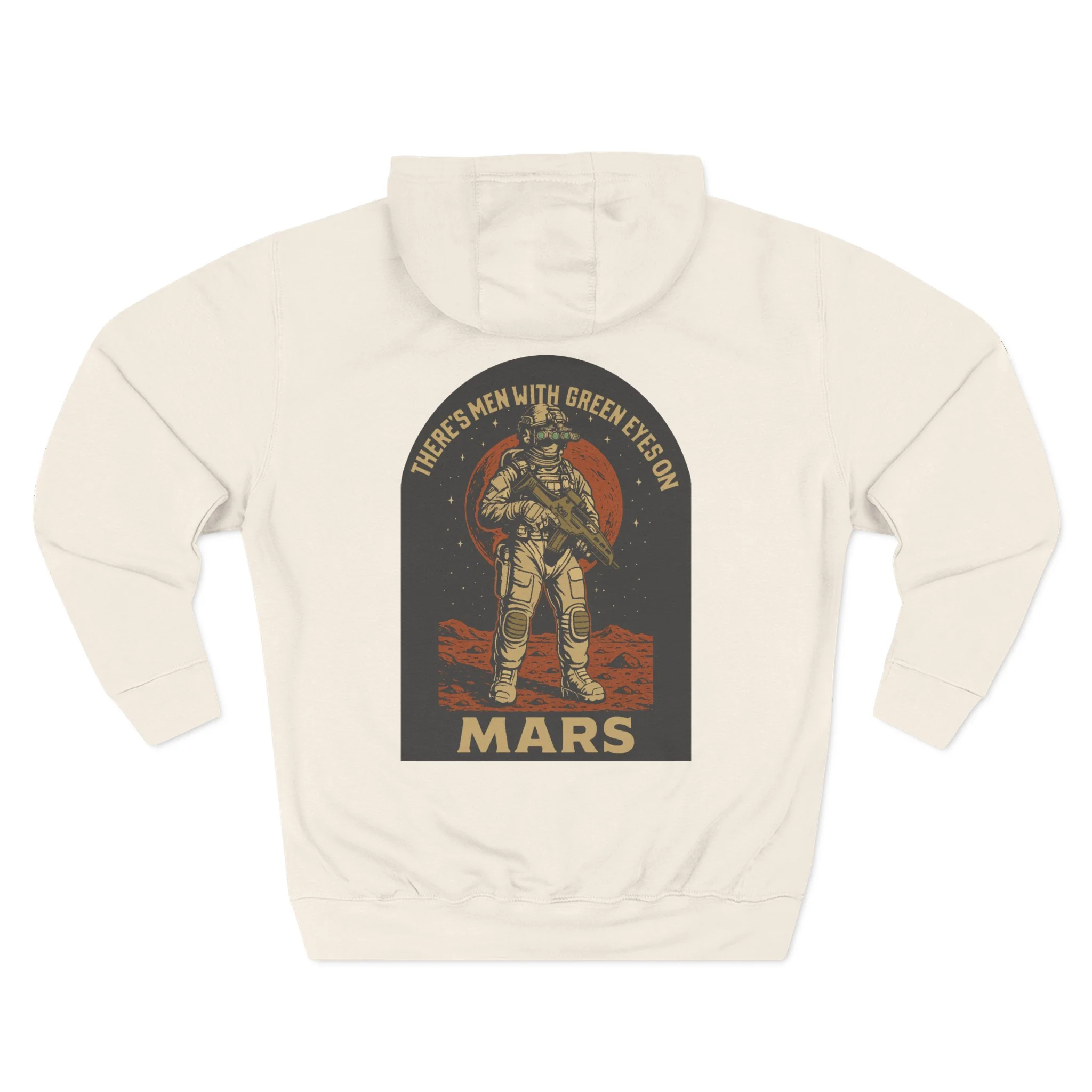 Men on Mars Hoodie Light - Image 5
