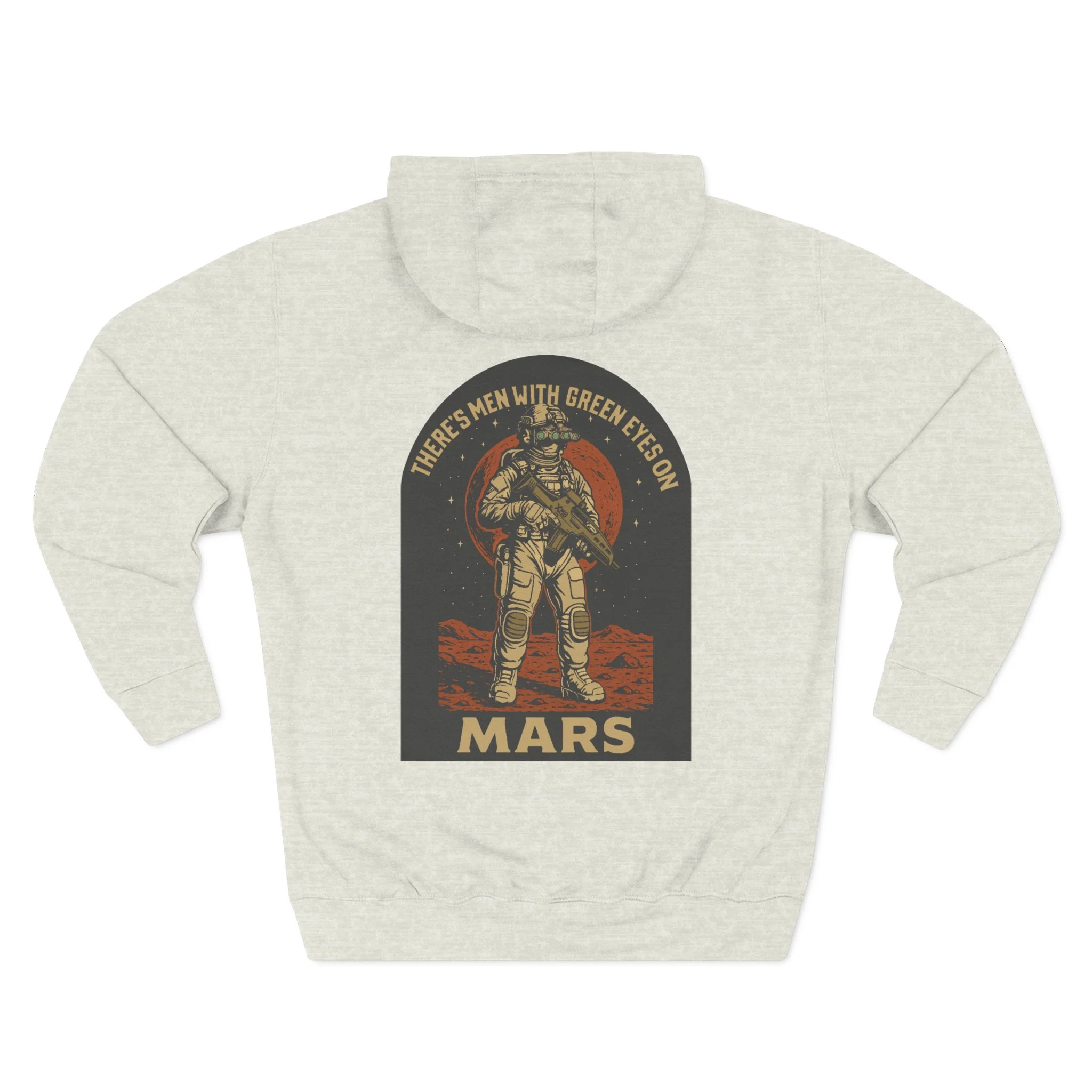 Men on Mars Hoodie Light - Image 6