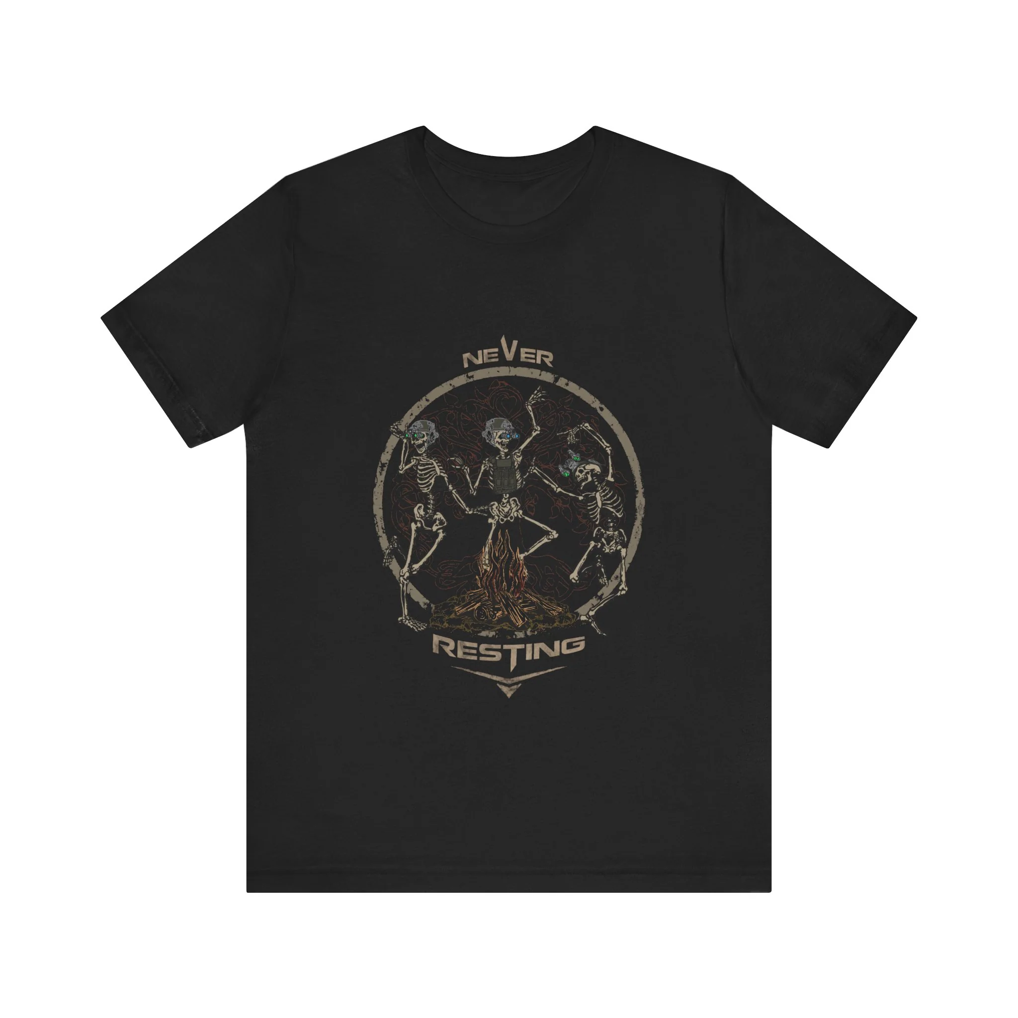 Never Resting Front T-shirt - Image 3