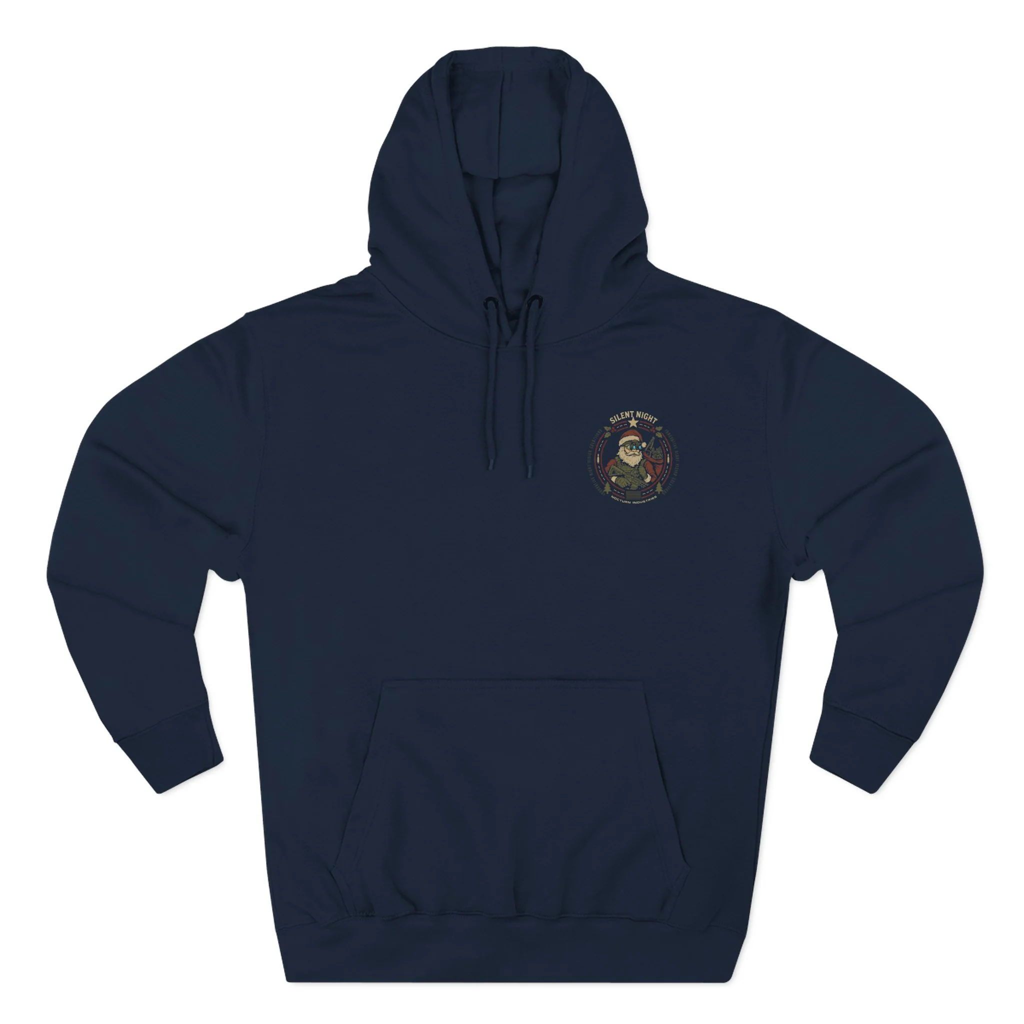 Silent Night Santa Hoodie ALT - Image 3
